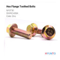 M10*30/ Hex Flange Toothed Bolt